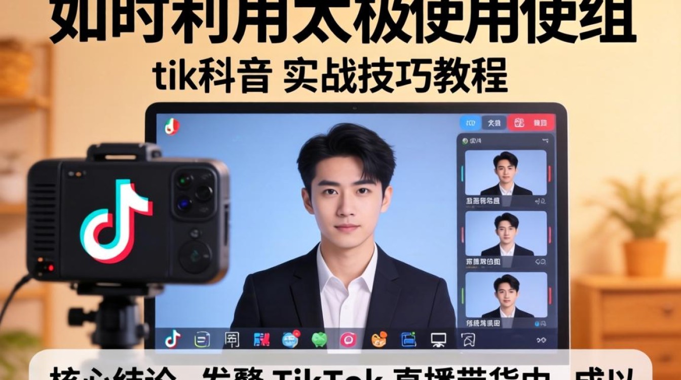如何利用太极使用 TikTok 直播带货