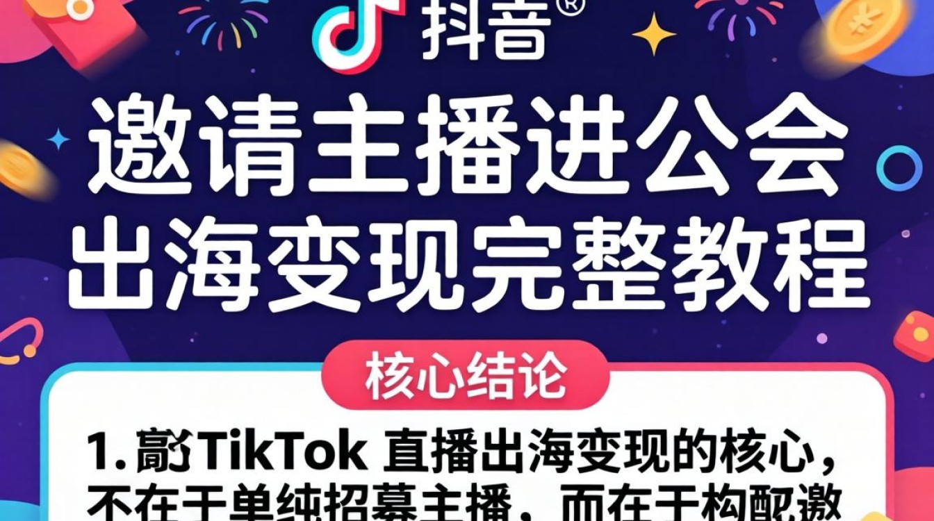 TikTok 邀请主播进公会 出海变现完整教程,TikTok 公会怎么申请?TikTok 出海变现 TikTok 邀请主播进公会 出海变现完整教程