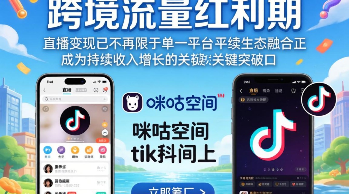 直播变现咪咕空间上 TikTok 持续收入增长