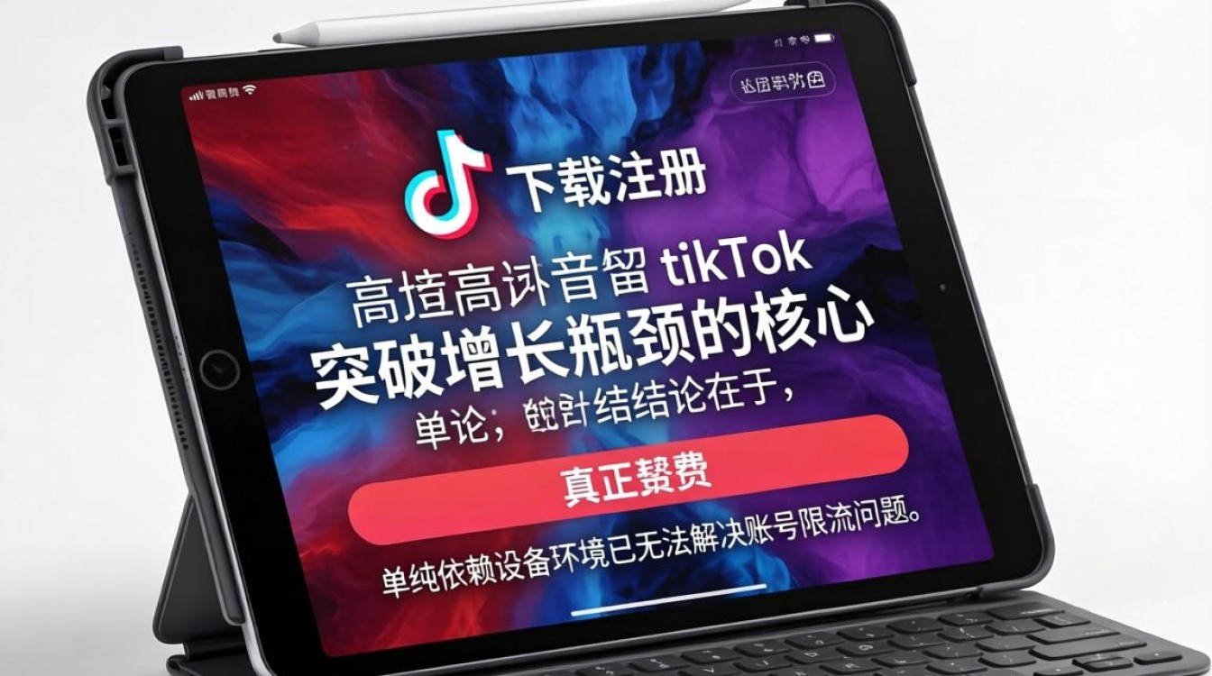 高级运营 iPad 怎么下载注册 TikTok