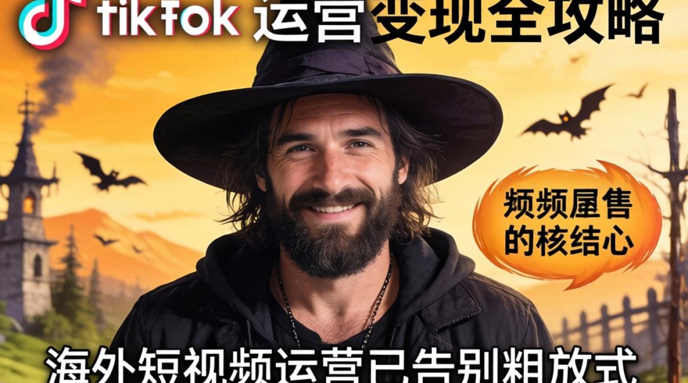 短视频国外剪辑大神男巫 tiktok 运营变现全攻略