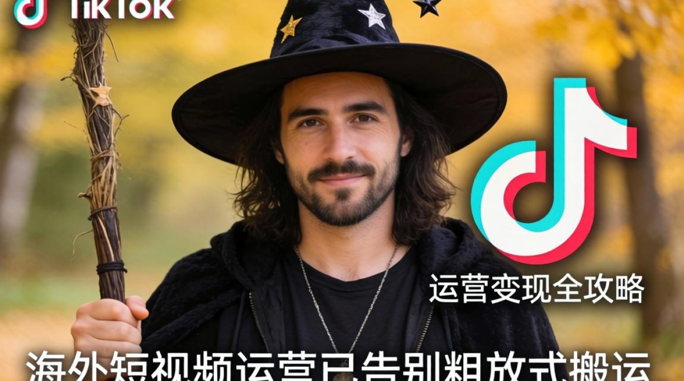 短视频国外剪辑大神男巫 tiktok 运营变现全攻略