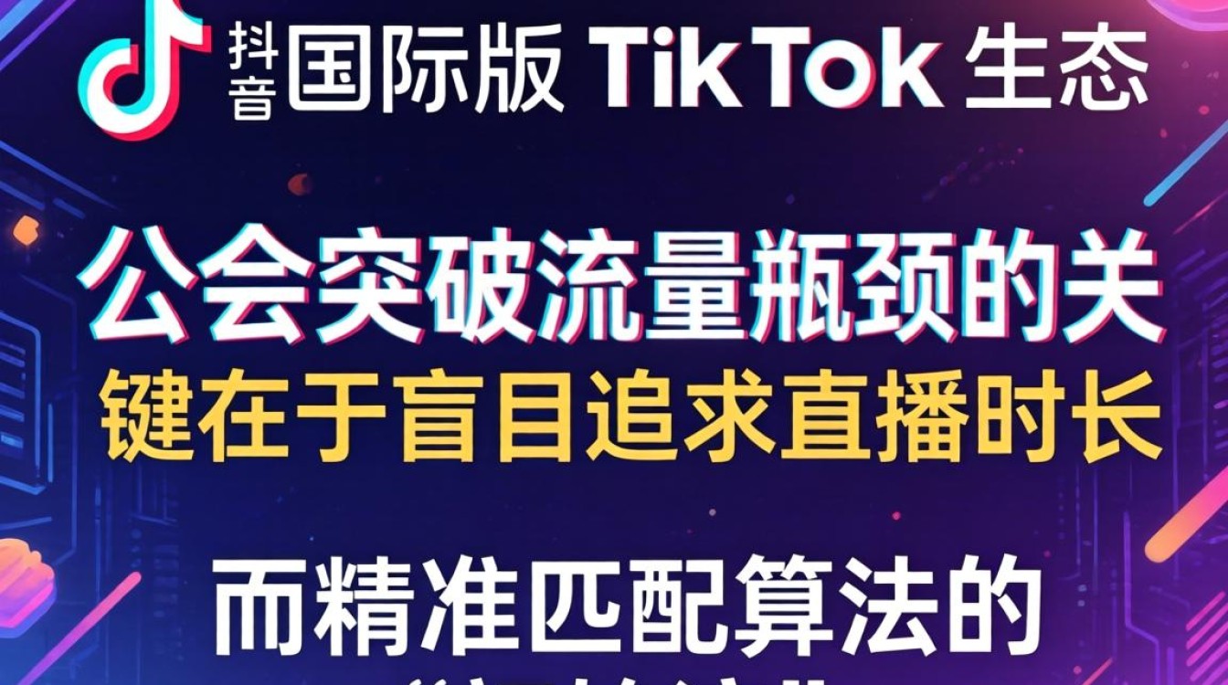抖音国际版tiktok公会如何突破流量池