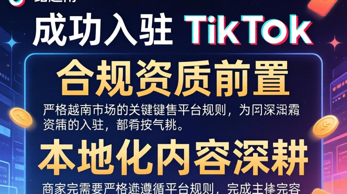 TikTok 开店流程及越南市场运营技巧