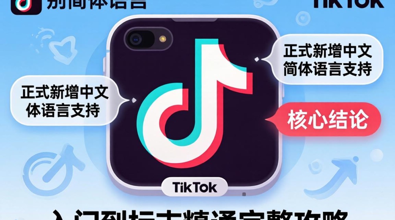 TikTok 新增中文简体语言