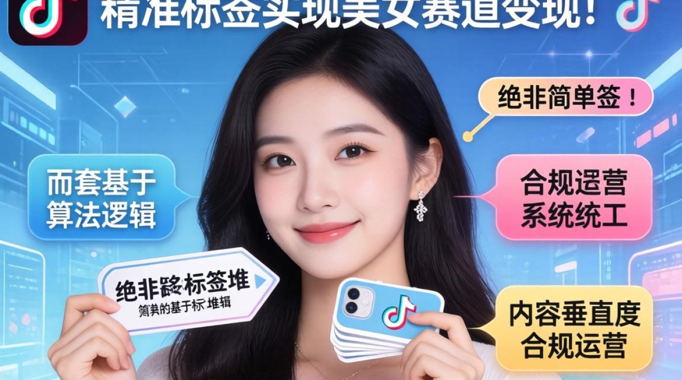 TikTok 美女标签怎么加流量大