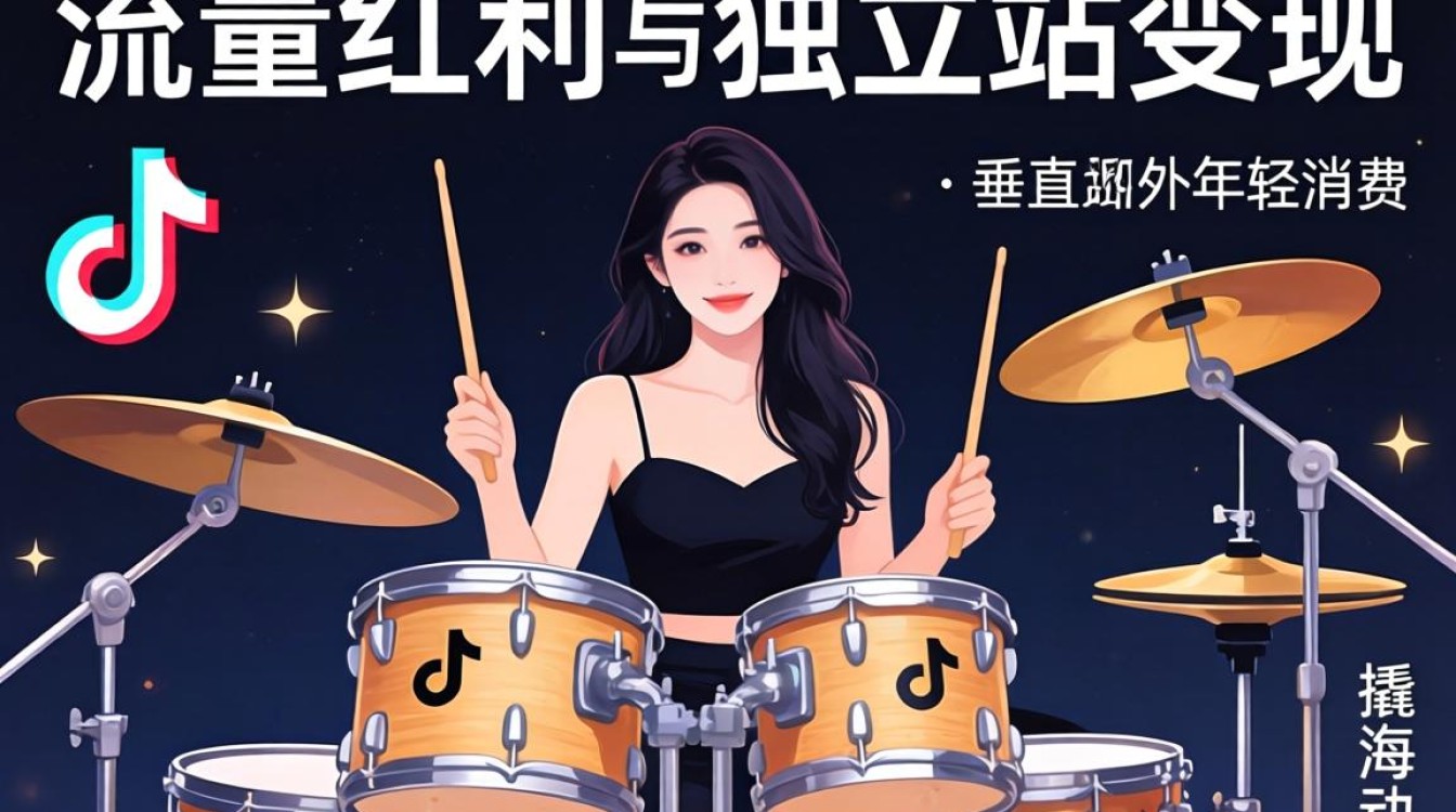 TikTok 架子鼓美女独立站如何建站