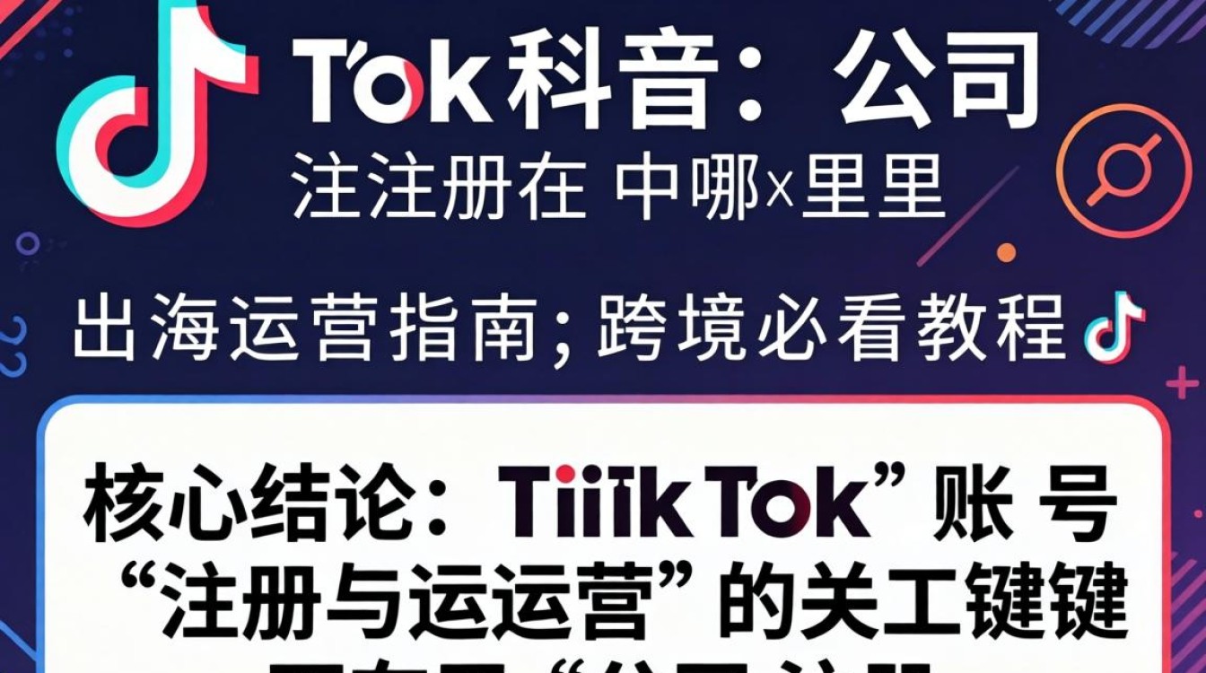 TikTok 公司注册在哪里?海外公司注册地址及流程全攻略 TikTok 公司注册在哪里