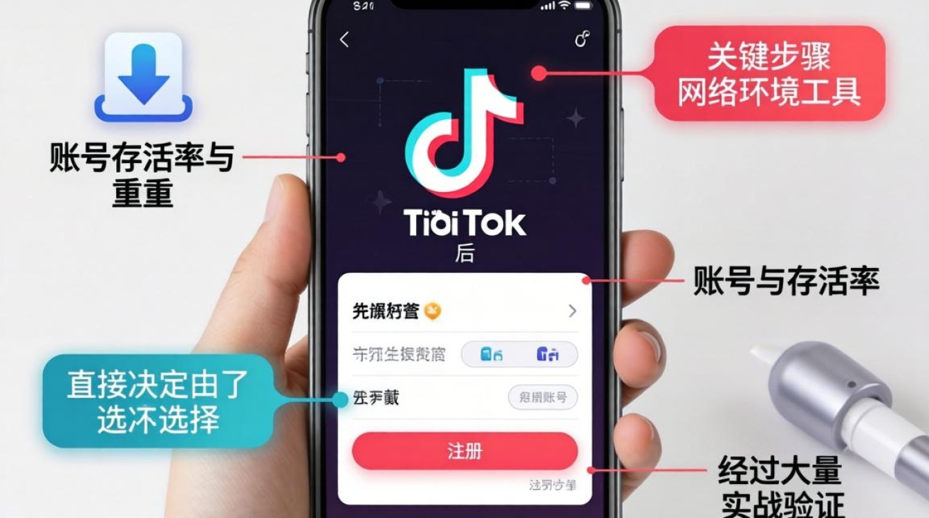下载 TikTok 后如何注册哪个更好用