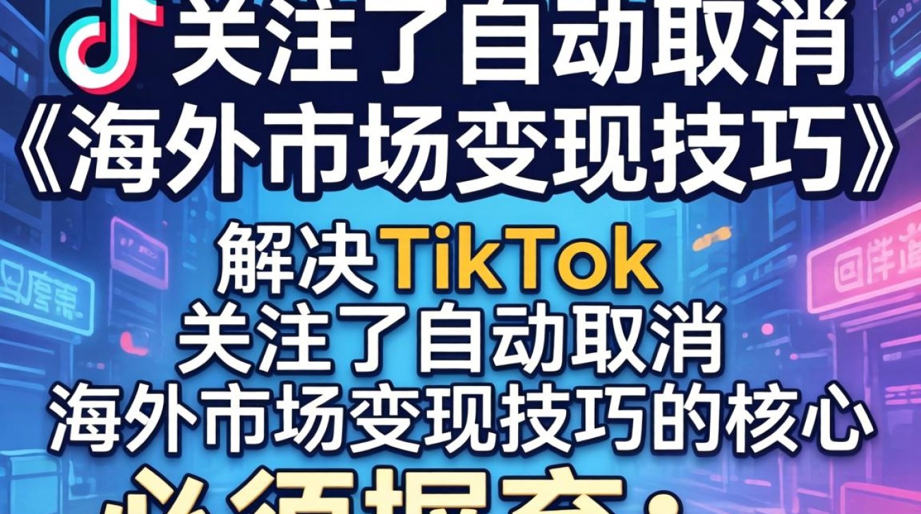 TikTok 关注了自动取消怎么回事