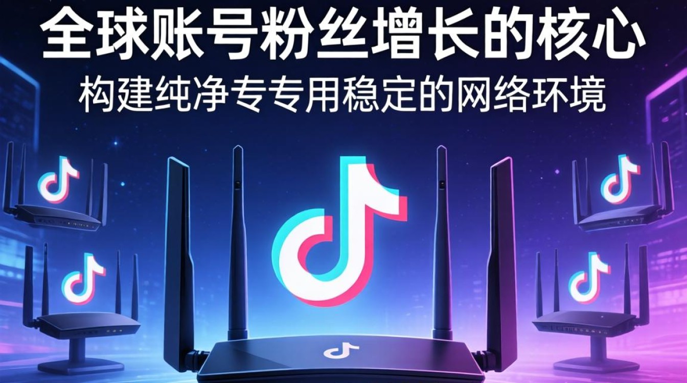 TikTok 专用路由器全球账号粉丝增长秘籍