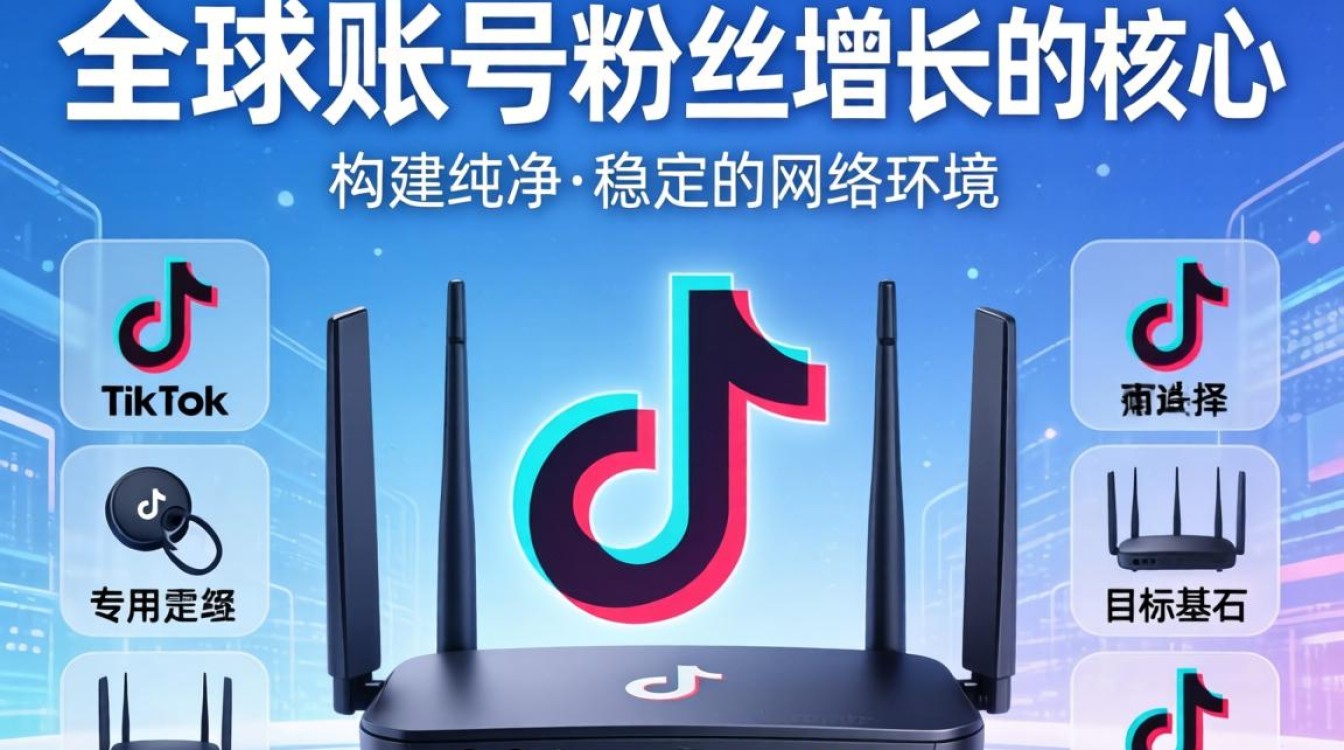 TikTok 专用路由器全球账号粉丝增长秘籍