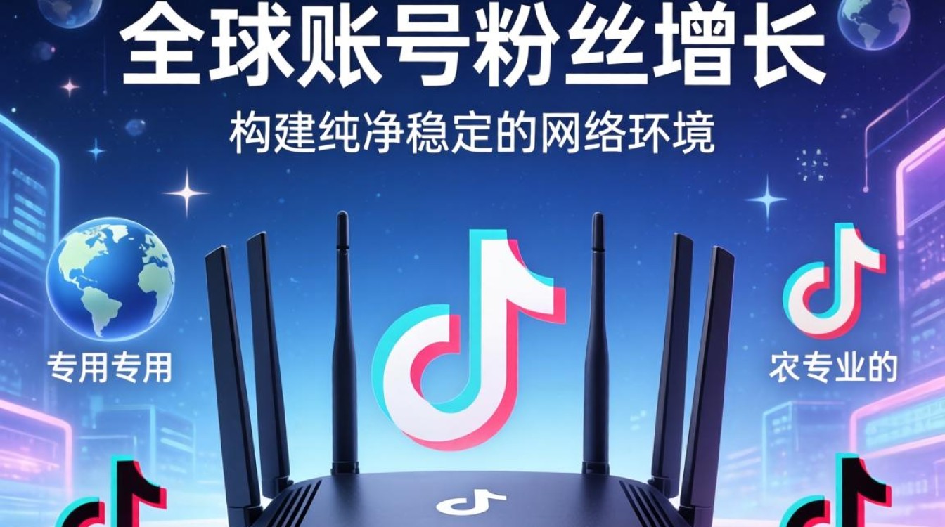 TikTok 专用路由器全球账号粉丝增长秘籍