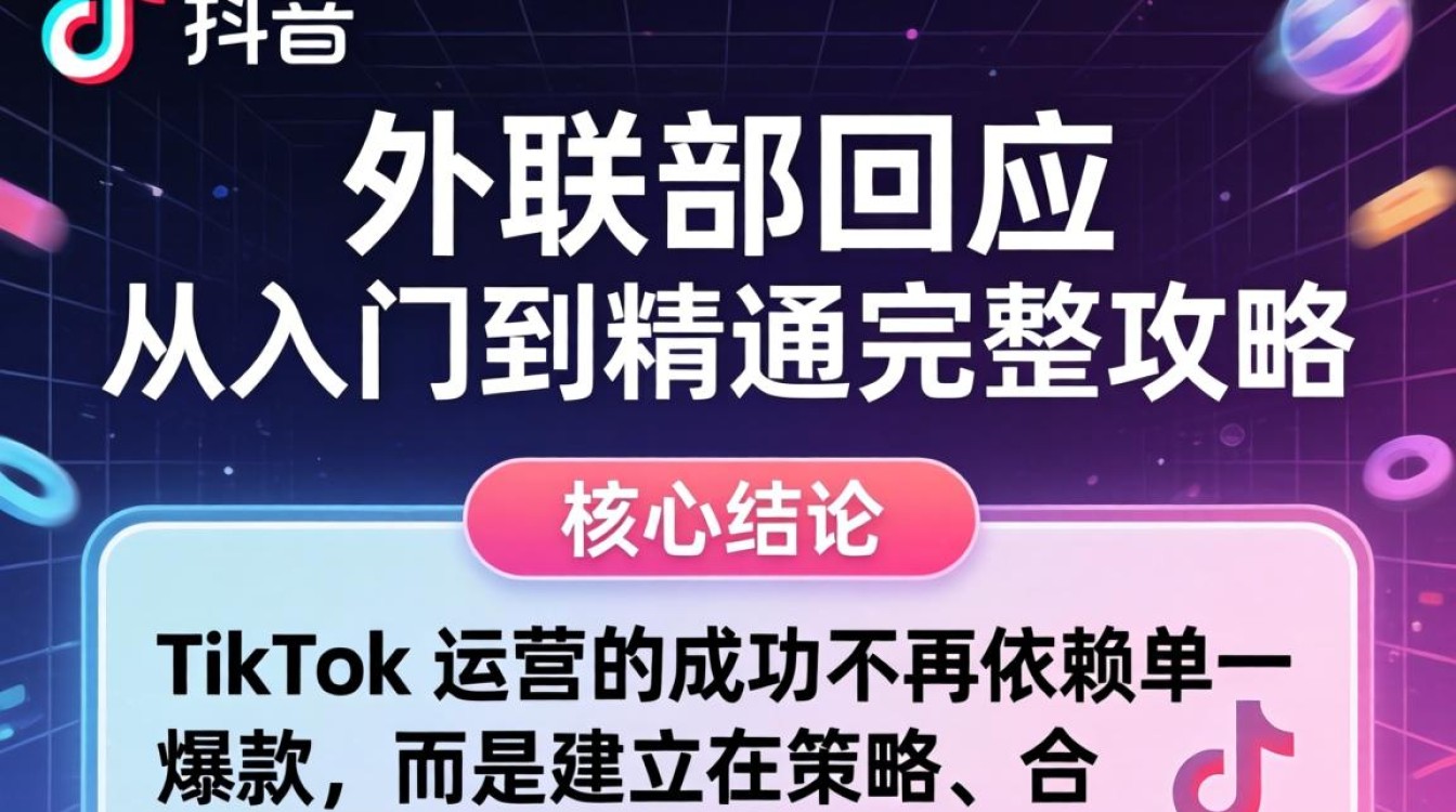 TikTok 外联部回应从入门到精通完整攻略