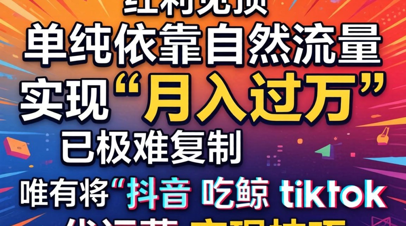 抖音吃鲸 Tiktok代运营变现技巧