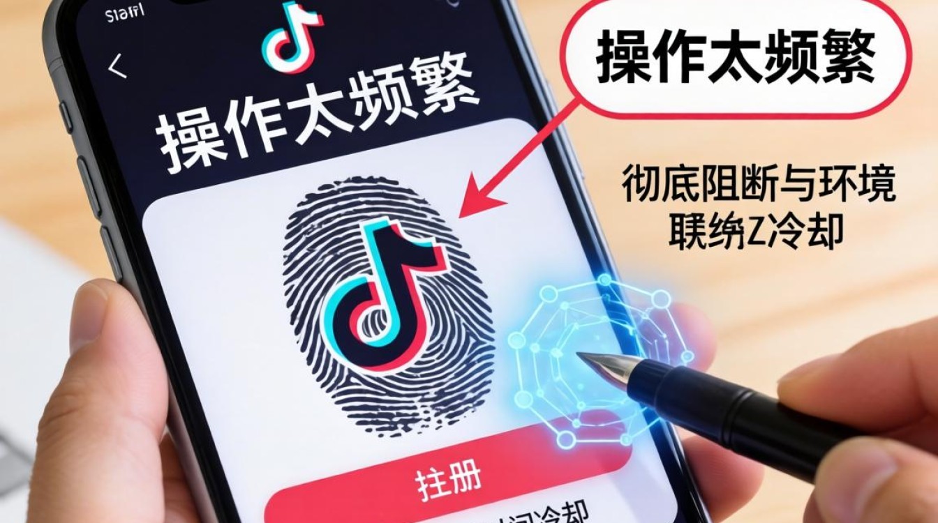 TikTok 注册显示太频繁怎么办