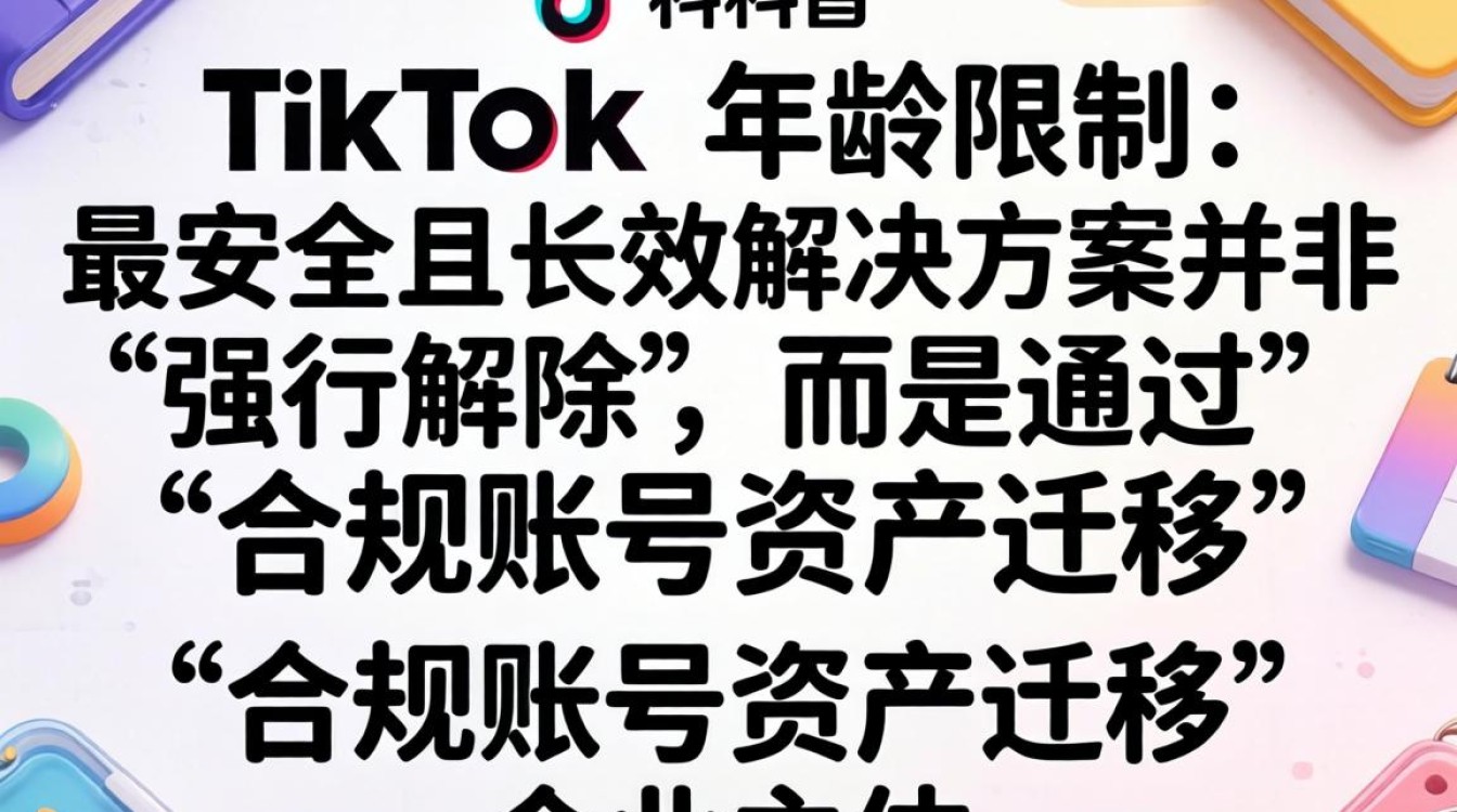 TikTok 账号年龄限制怎么解除