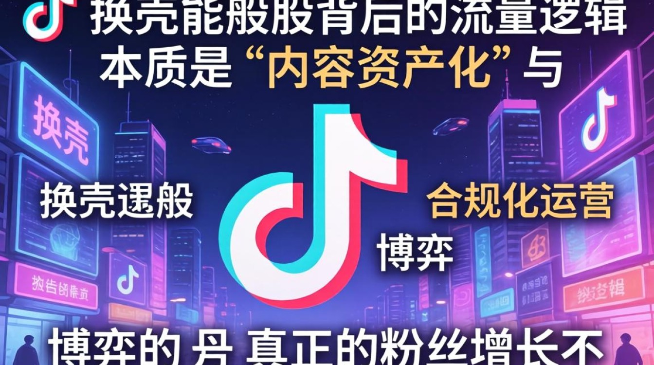 TikTok 换壳概念股粉丝增长运营秘籍