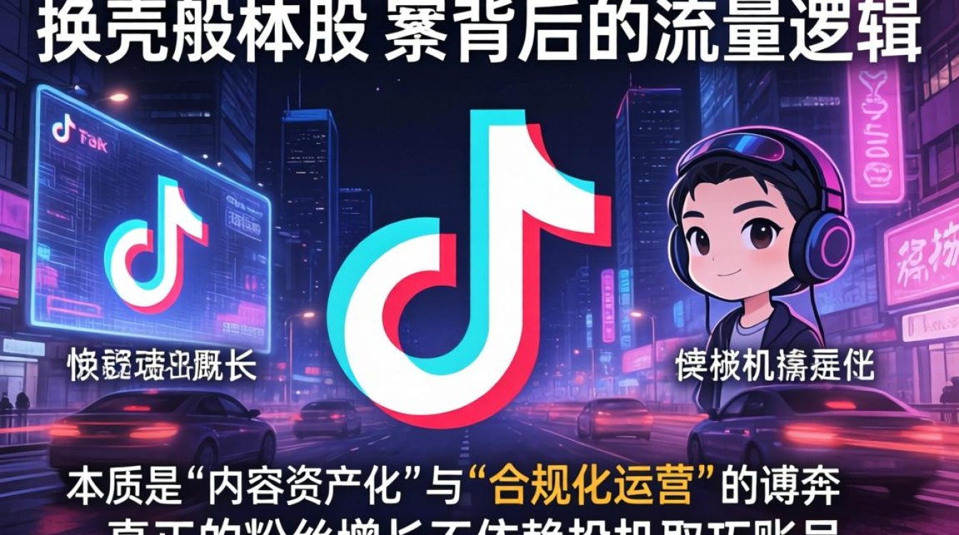 TikTok 换壳概念股粉丝增长运营秘籍