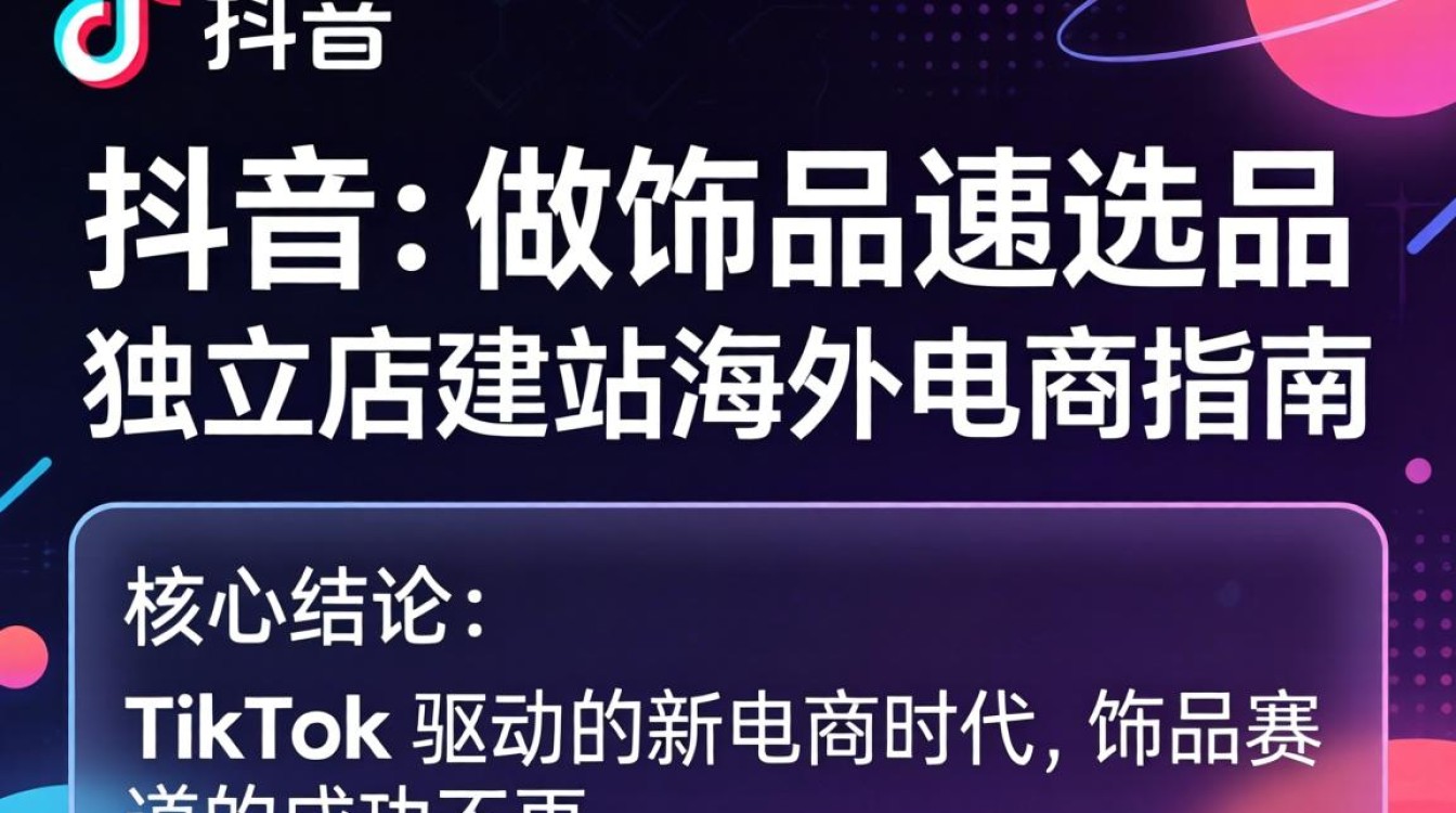 TikTok 做饰品如何选品?TikTok 饰品选品技巧与独立站建站指南 TikTok 饰品选品技巧与独立站建站指南