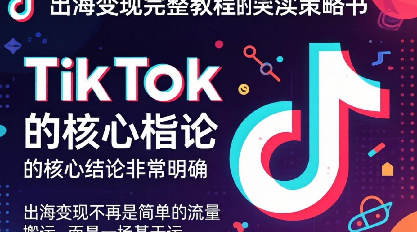 TikTok 实操策略书出海变现完整教程