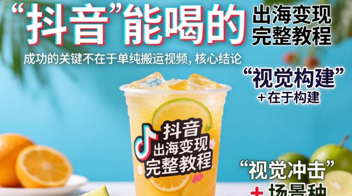TikTok 能喝的饮料怎么卖