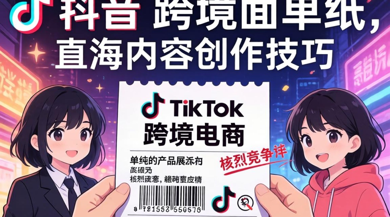 TikTok 跨境面单纸怎么贴