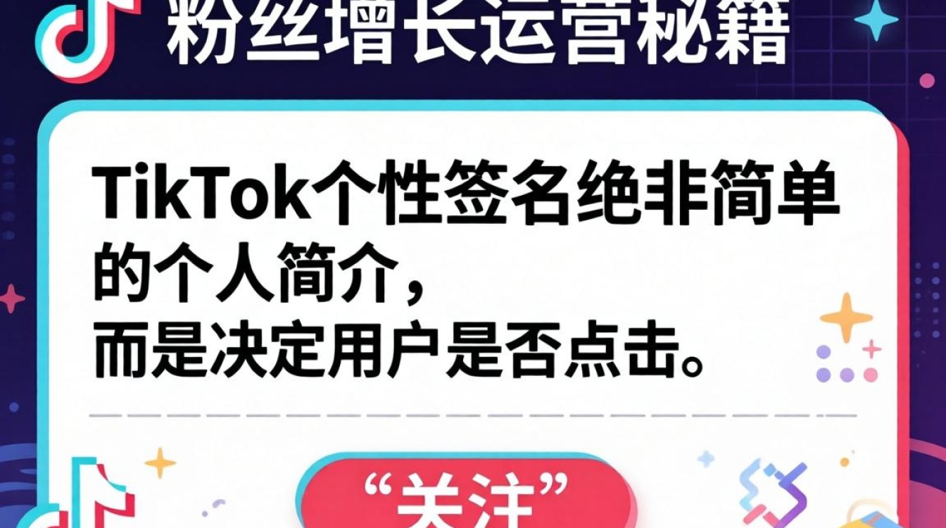 TikTok 个性签名写什么