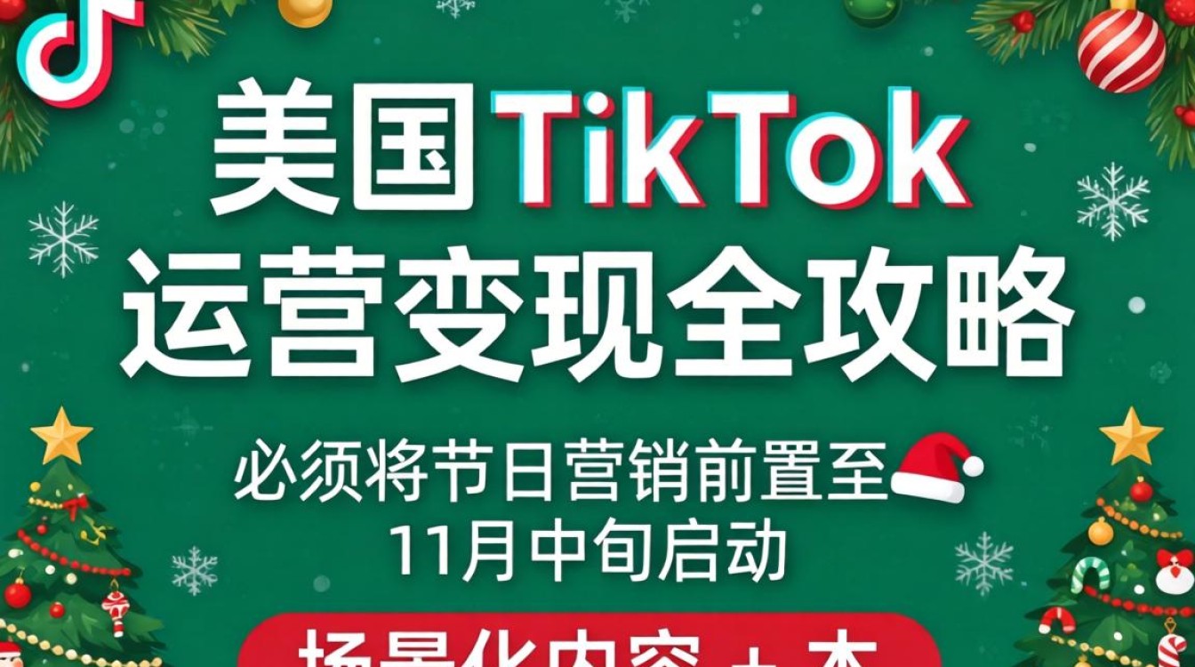 短视频圣诞节美国tiktok运营变现全攻略