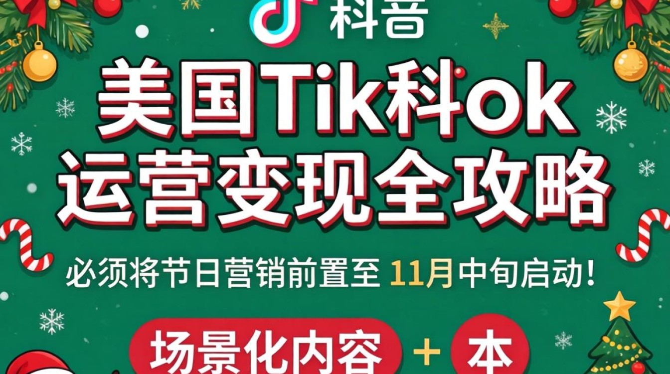 短视频圣诞节美国tiktok运营变现全攻略