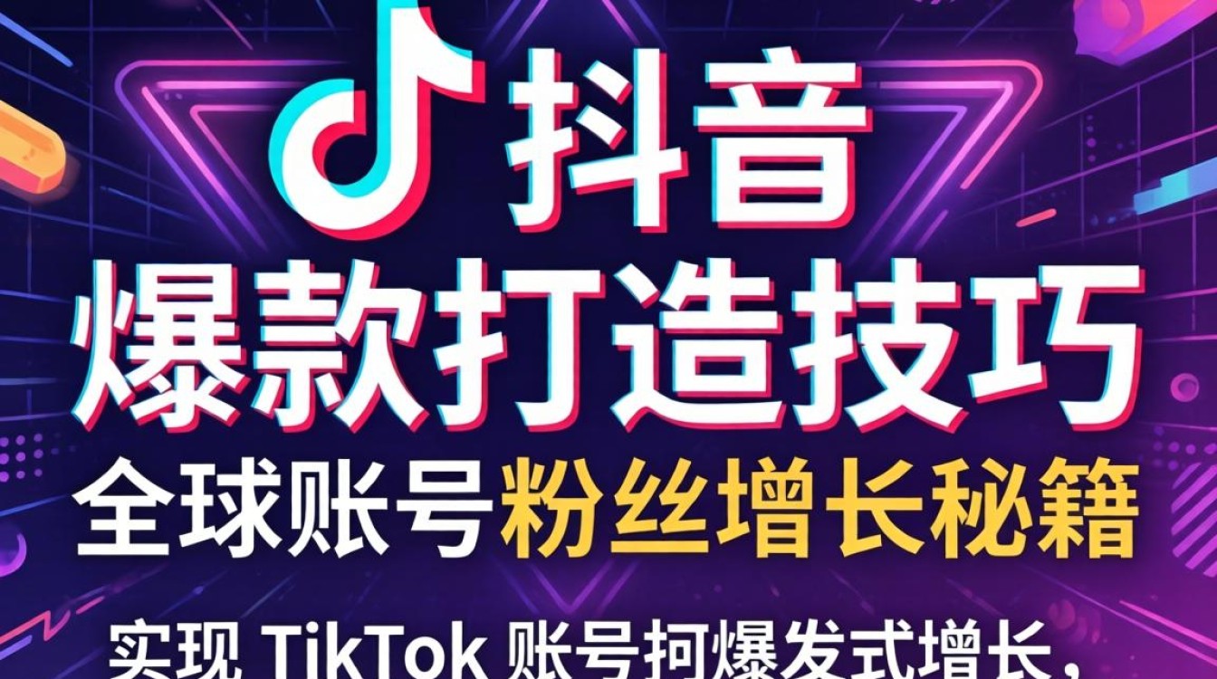 TikTok 爆款打造技巧 全球账号粉丝增长秘籍