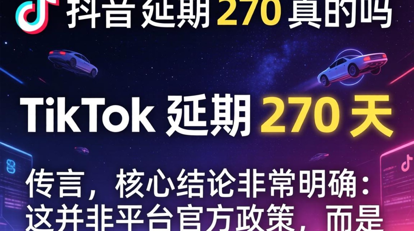 TikTok 延期 270 天是真的吗