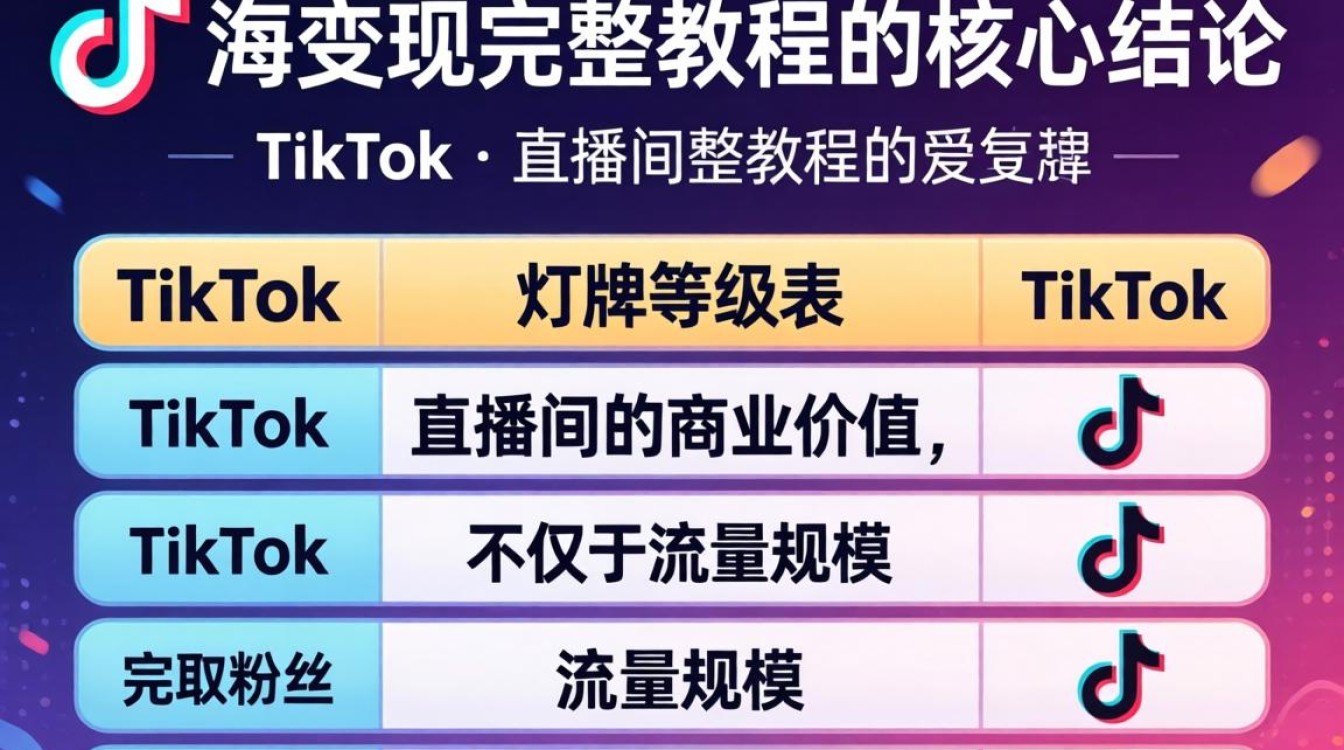 TikTok 灯牌等级表怎么算