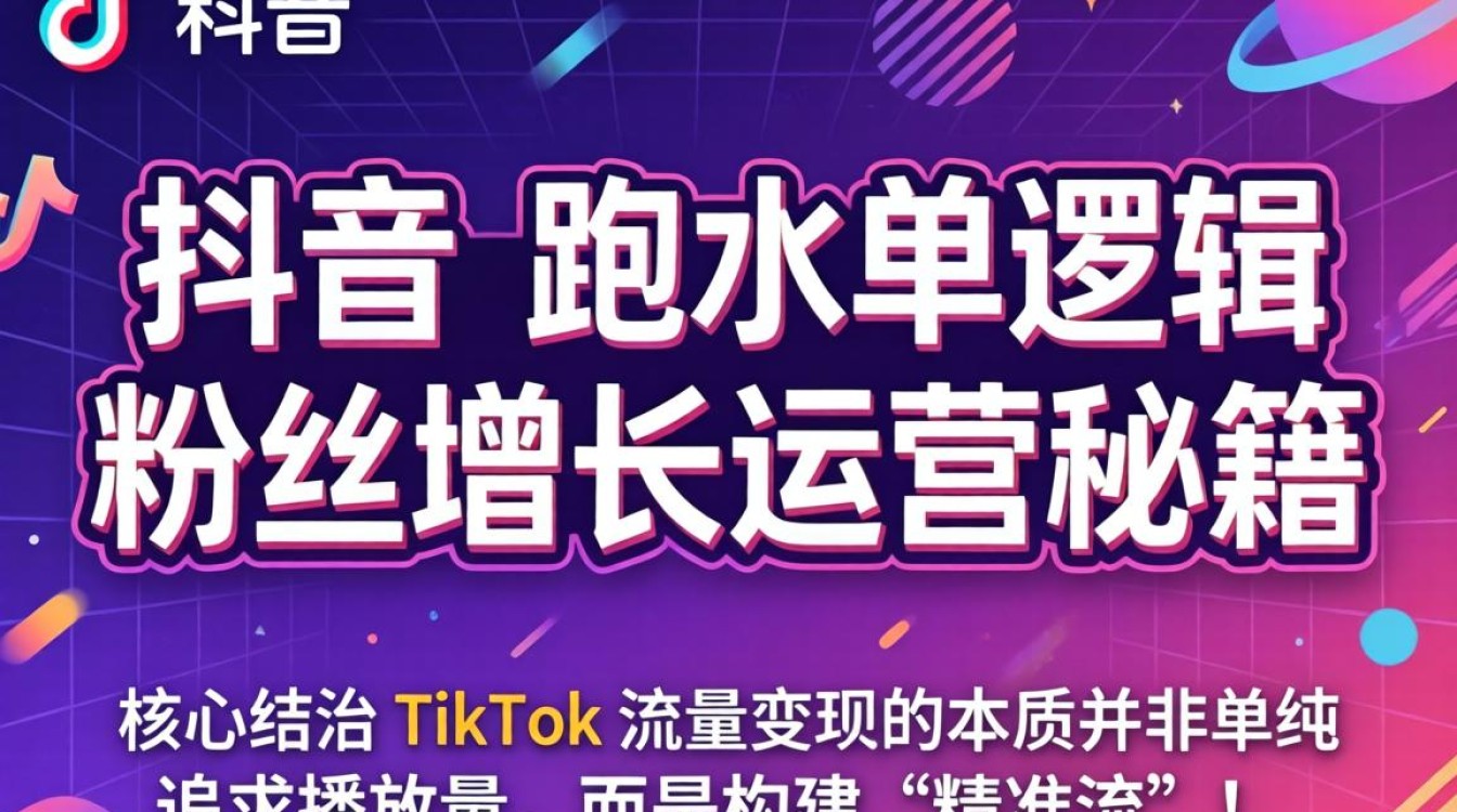TikTok 跑水单逻辑是什么