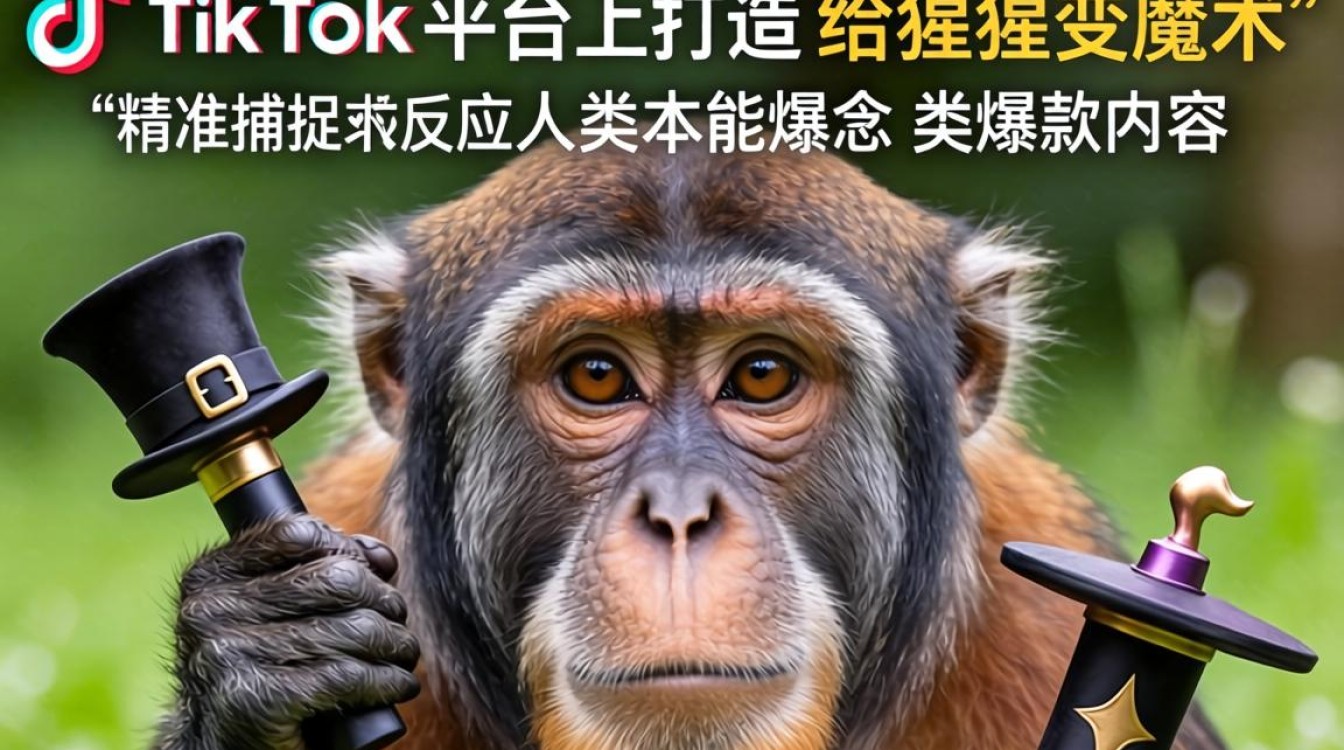 给猩猩变魔术怎么做?猩猩变魔术技巧,TikTok 爆款内容创作 TikTok 爆款内容创作