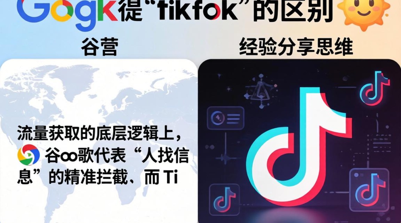 谷歌与 TikTok 区别在哪