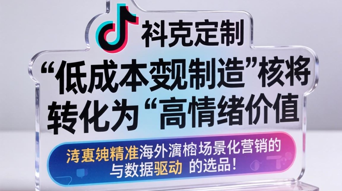 TikTok 亚克力定制立牌怎么卖