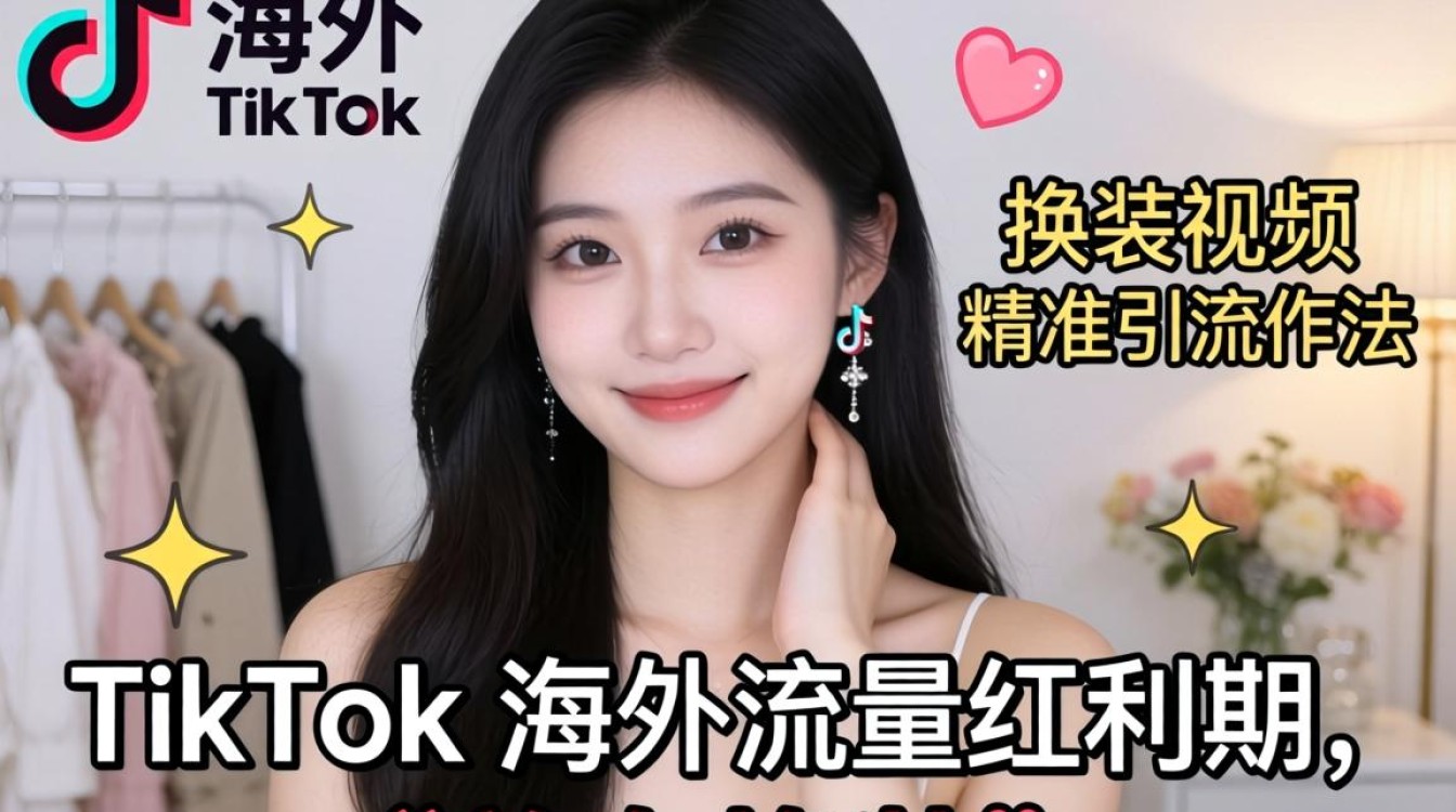 营销策略海外tiktok美女换装视频如何精准引流