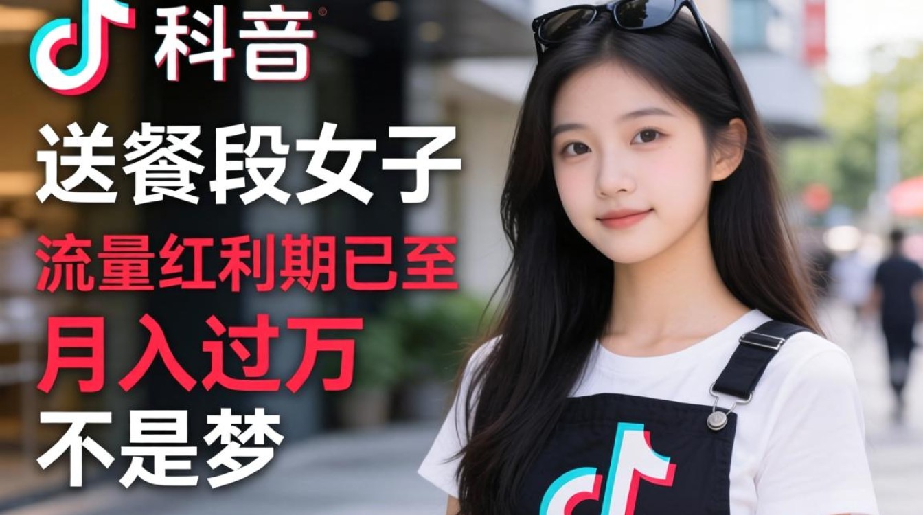 TikTok 送餐段子女怎么变现