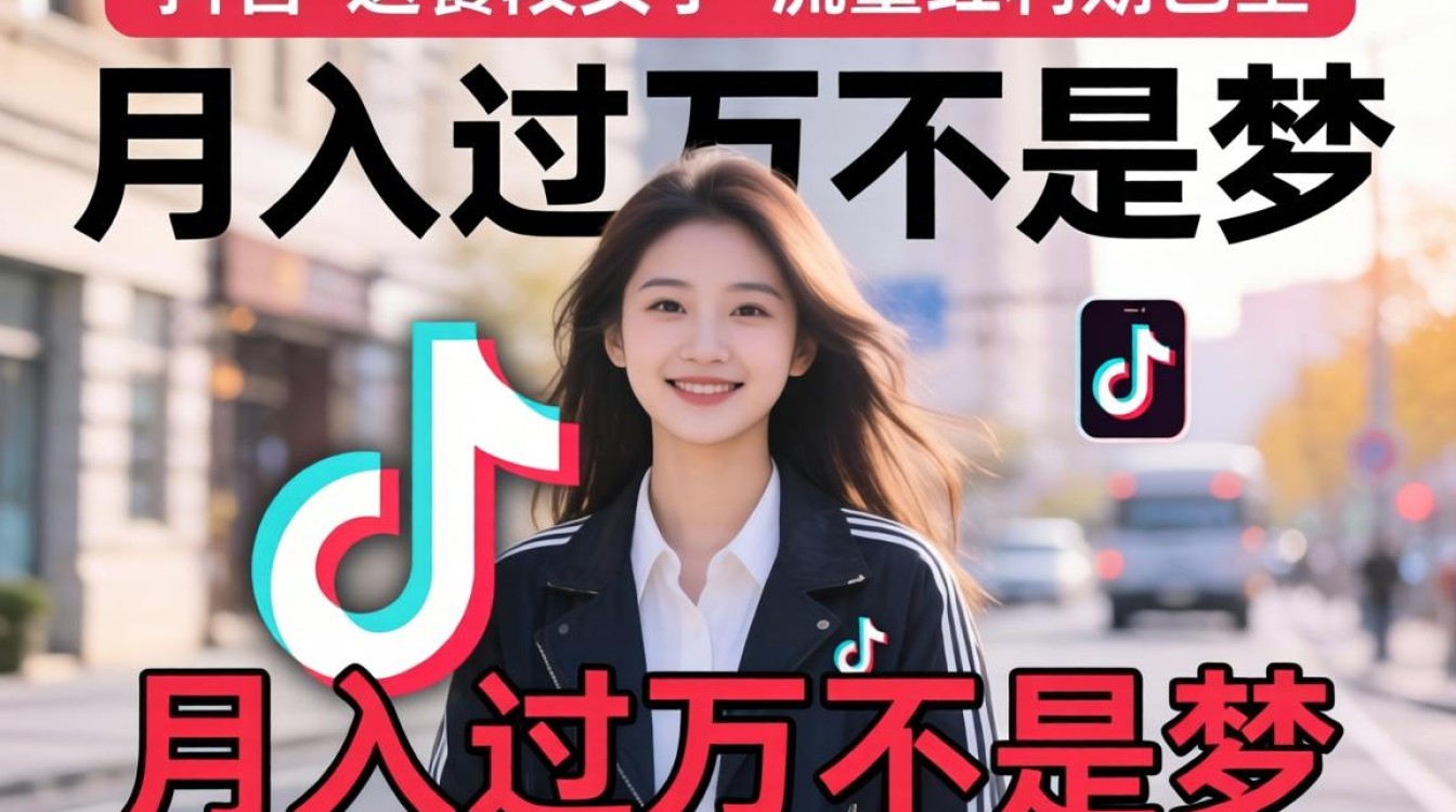 TikTok 送餐段子女怎么变现