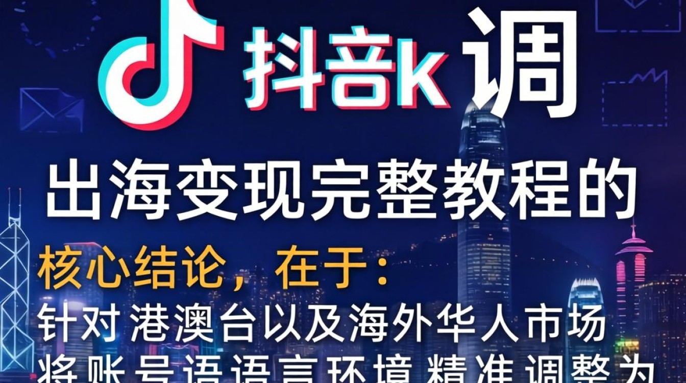 TikTok 调繁体中文出海变现完整教程