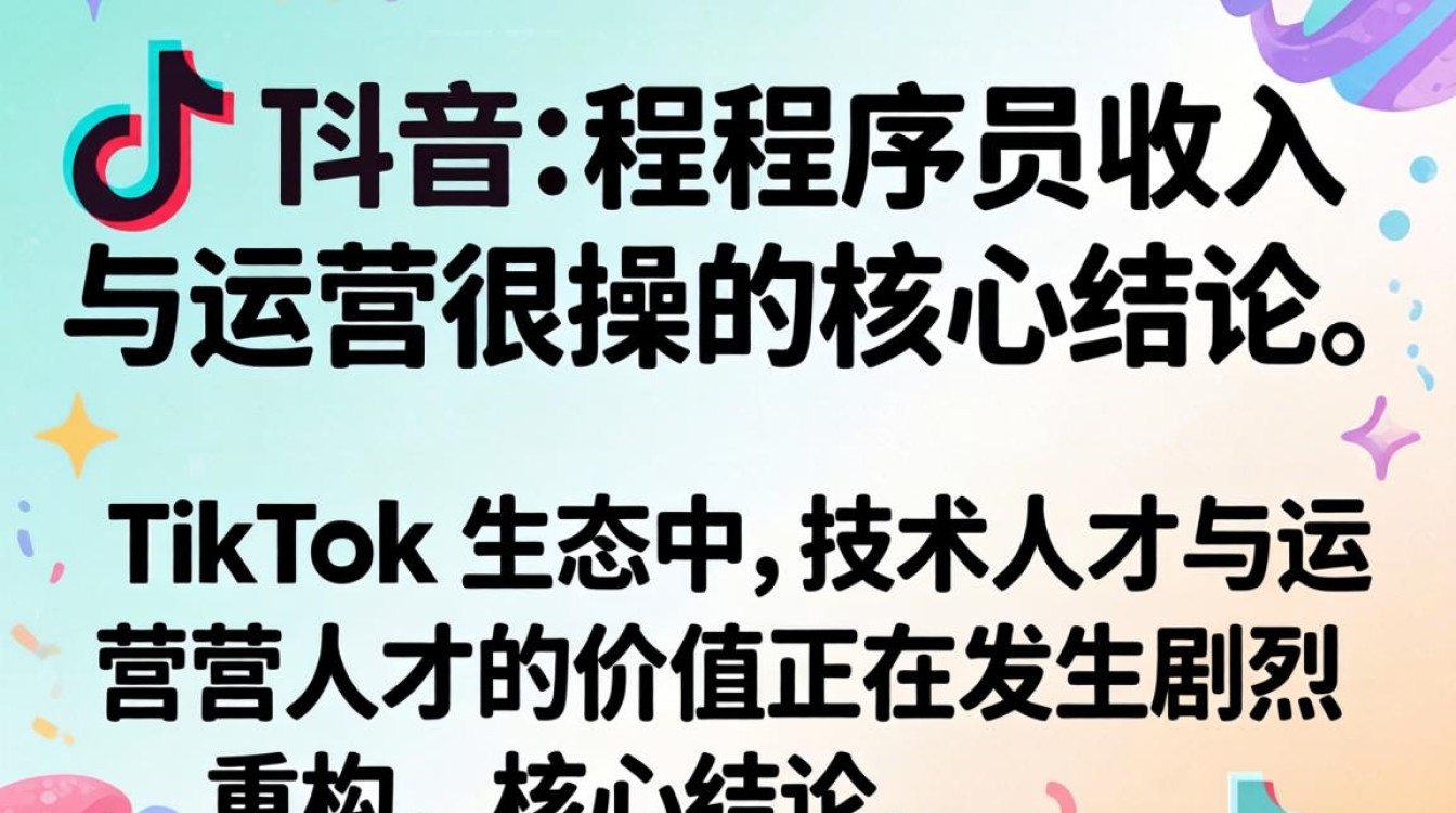 TikTok 程序员收入 运营实操教程