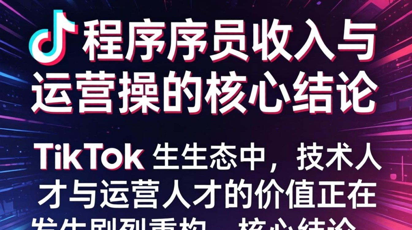 TikTok 程序员收入 运营实操教程