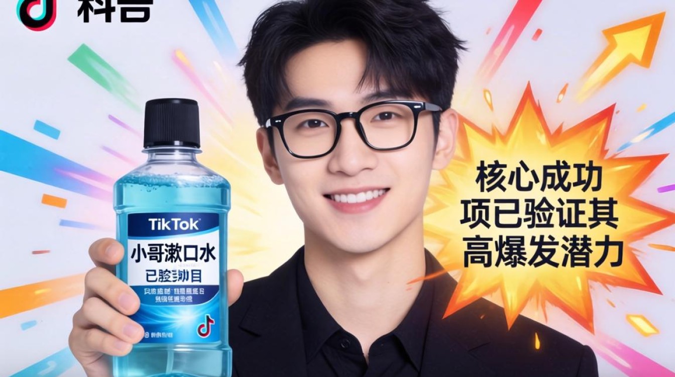 TikTok 小哥漱口水跨境运营从入门到进阶,TikTok 漱口水怎么卖,TikTok 跨境运营技巧 TikTok 小哥漱口水跨境运营从入门到进阶