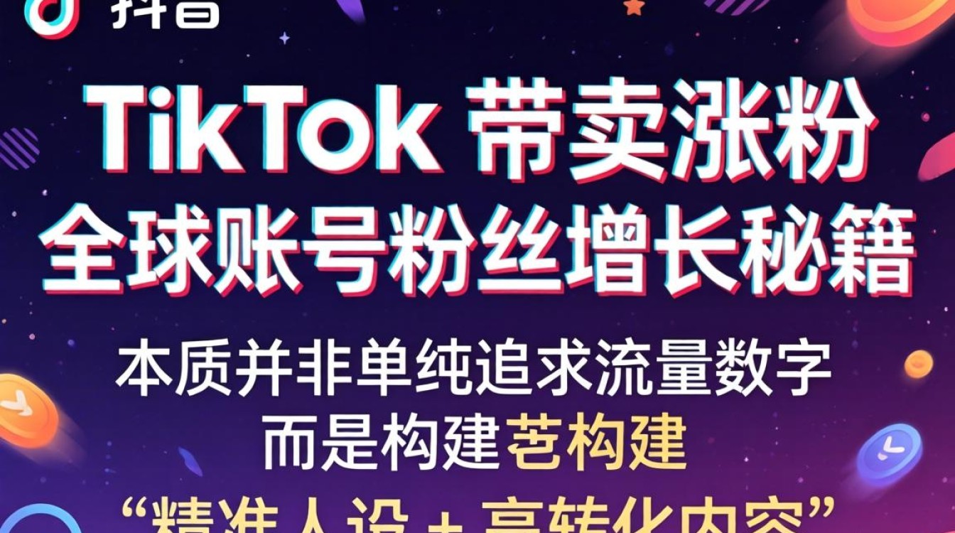 TikTok 带货涨粉 全球账号粉丝增长秘籍,TikTok 账号怎么涨粉快,TikTok 涨粉技巧 TikTok 带货涨粉 全球账号粉丝增长秘籍