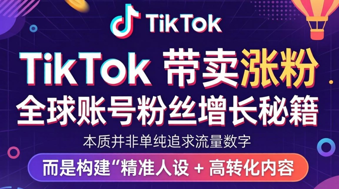 TikTok 带货涨粉 全球账号粉丝增长秘籍,TikTok 账号怎么涨粉快,TikTok 涨粉技巧 TikTok 带货涨粉 全球账号粉丝增长秘籍