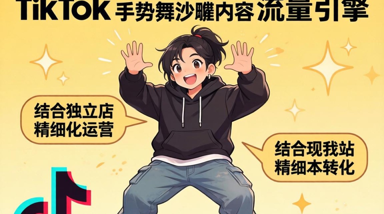 TikTok 手势舞沙雕独立站怎么建