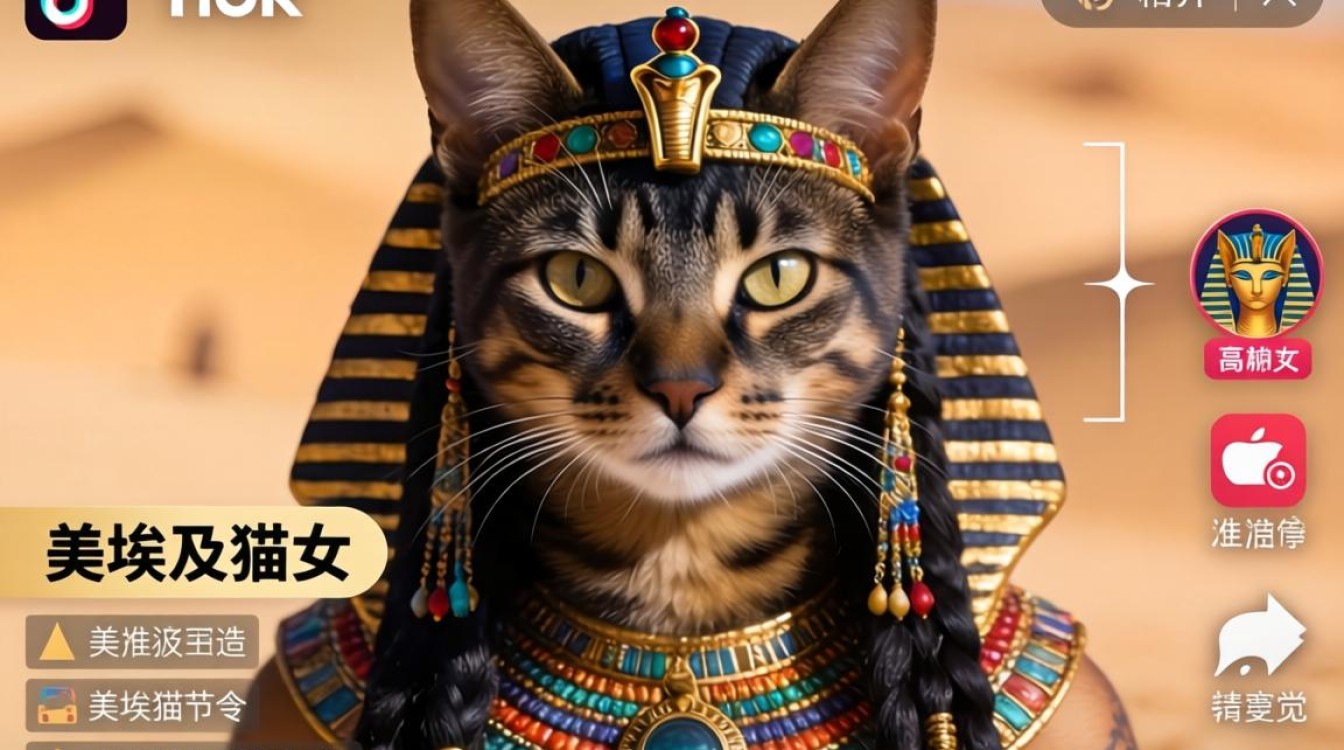 TikTok 美埃及猫女从入门到精通完整攻略