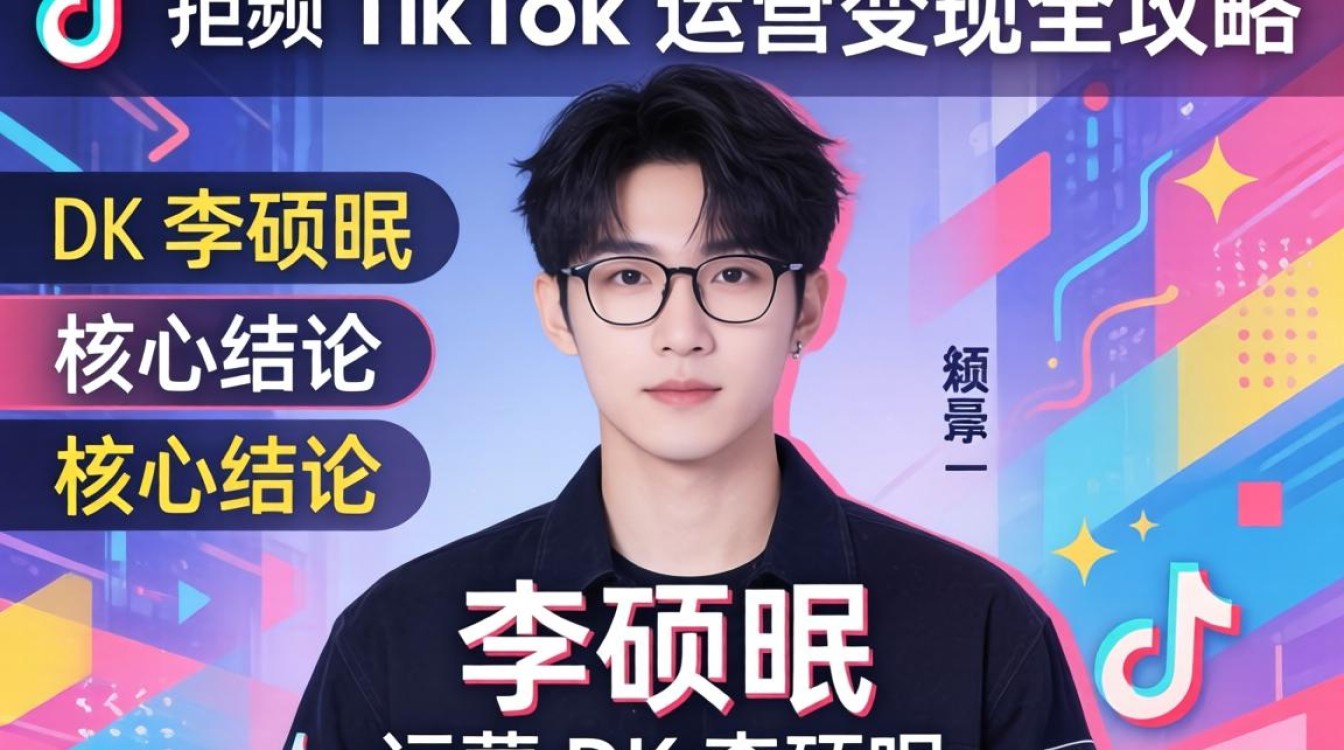 短视频 dk 李硕珉 tiktok 运营变现全攻略