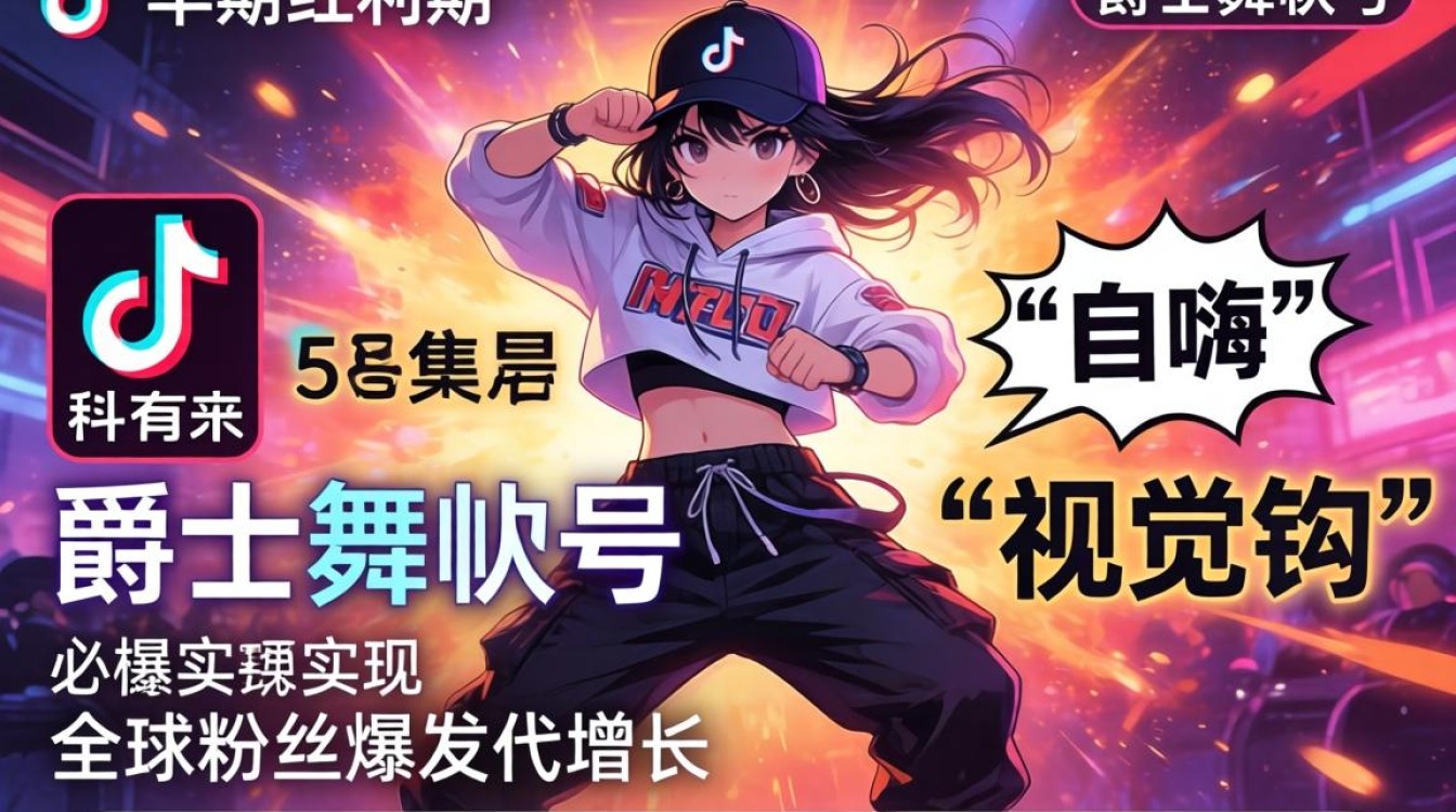 TikTok 很早爵士舞全球账号粉丝增长秘籍